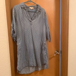 Anthropologie chambray tunic